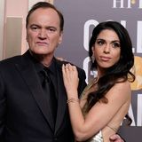 Quentin Tarantino (l) und Daniella Pick