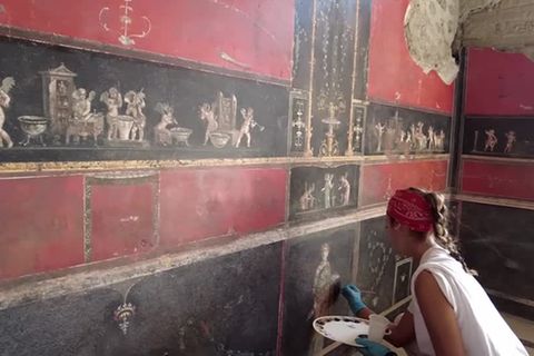 Video: Erotische Fresken in Pompeji restauriert