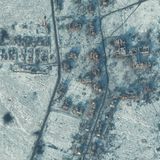 Soledar Satellitenaufnahme nach Zerstörung