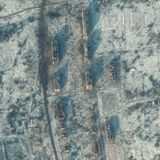 Soledar Satellit nach Zerstörung