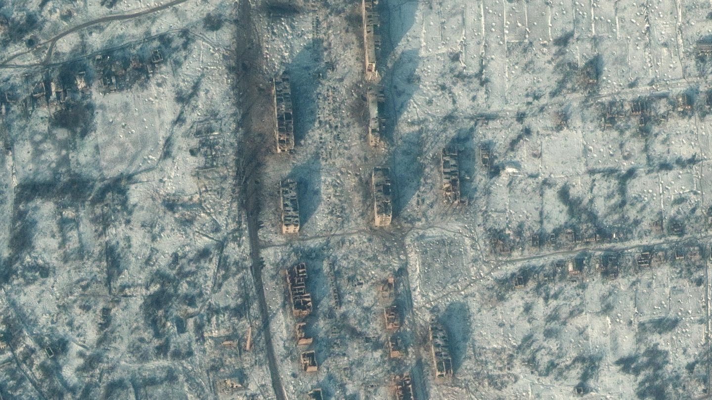 Satellite images from the Ukraine: The horror from above – this is what it looks like in Soledar at the moment