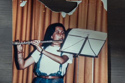 Emanuela Orlandi spielt Querflöte