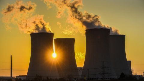 Das Atomkraftwerk Dukovany in Tschechien