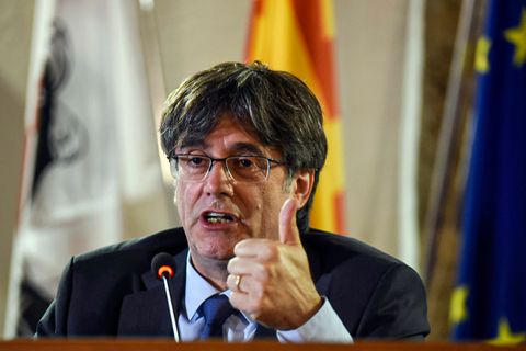 Carles Puigdemont, damaliger Separatistenführer von Katalonien