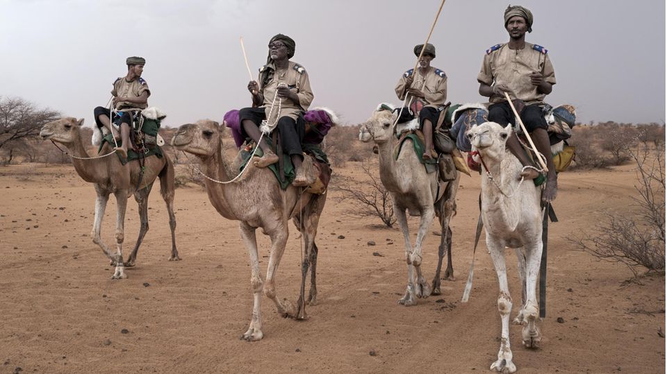Meharisten nennen sich die patrouillierenden Reiter im Grenz­gebiet zwischen Mauretanien und Mali. Ihre Exkursionen dauern Wochen, manchmal Monate
