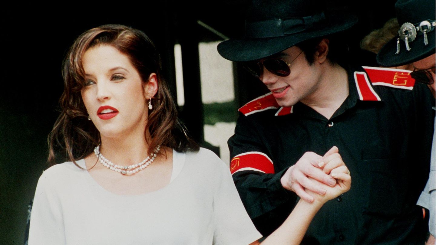 Lisa Marie Presley und Michael Jackson