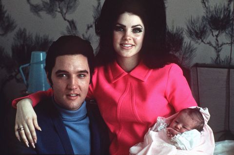 Elvis Presley, Priscilla Presley und Lisa Marie Presley
