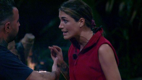 Zwischen Tessa Bergmeier und Cosimo Citiolo kracht es gleich am ersten Abend. Beide kennen sich aus einer früheren Reality-Show. Dort hatte ihr "der Checker vom Neckar" versehentlich den Fuß gebrochen. Tessa bringt die Geschichte am Lagerfeuer noch einmal hervor und wirft ihm vor, er habe sich nicht nach ihr erkundigt. Das lässt der Schwabe nicht auf sich sitzen. Später zettelt das Model auch mit anderen Mitbewohnern streit an. Folgerichtig wird sie von den Zuschauern für den nächsten Tag in die Dschungelprüfung gewählt.