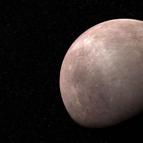 Eine Illustration des Planeten LHS 475 b.
