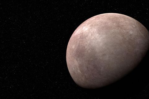 Eine Illustration des Planeten LHS 475 b.