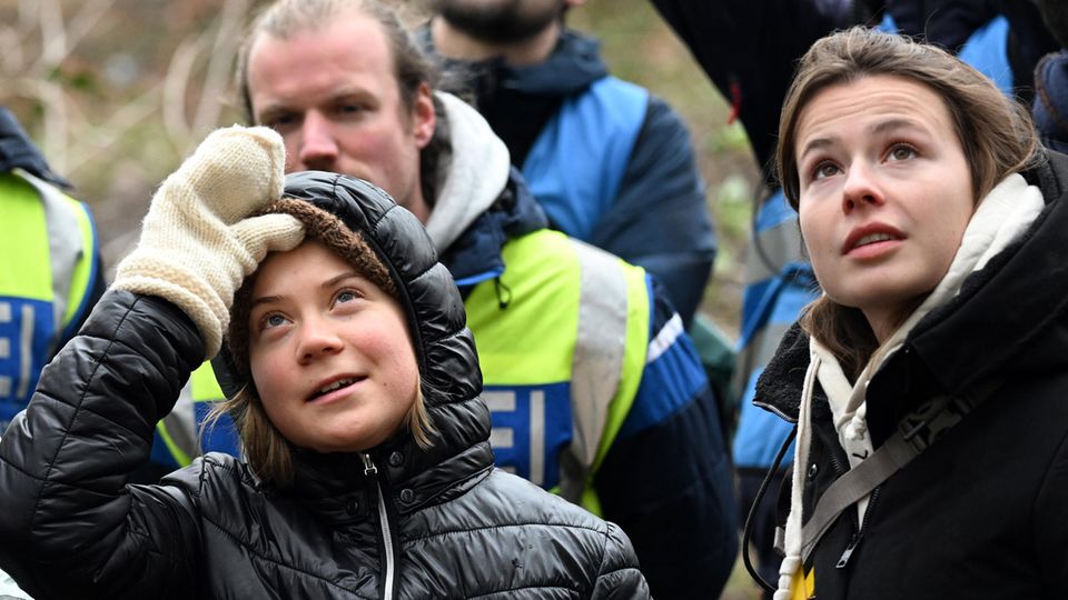 Braunkohle-Protest: Greta Thunberg besucht Lützerath: "Peinlich für Deutschland"
