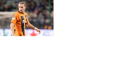 Mykhailo Mudryk of Shakhtar seen in action during the UEFA...