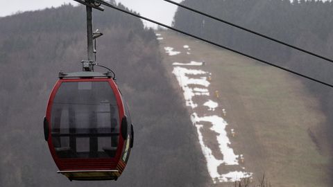 Symbolfoto für Wetter in Deutschland: Eine Skianlage in Willingen, Hessen.