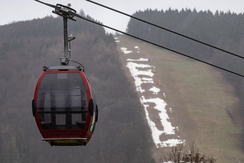 Symbolfoto für Wetter in Deutschland: Eine Skianlage in Willingen, Hessen.