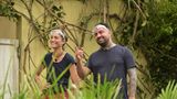 Da lachen sie noch: Am dritten Tag im Dschungelcamp mussten Tessa Bergmeier und Cosimo Citiolo zusammen zur Dschungelprüfung antreten.  "Shitstorm - Die letzte Spülung" lautete der Name, und Dr. Bob erklärte ihnen, was zu tun ist: In einem verdreckten Toilettenhäuschen galt es, zwölf Fragen zu beantworten. Doch ganz so einfach war es natürlich nicht.