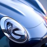 Auch die Scheinwerfer des ORA Funky Cat erinnern an den Mini