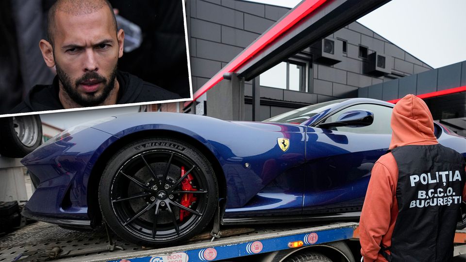 Rumänien: Luxusautos von Influencer Andrew Tate beschlagnahmt