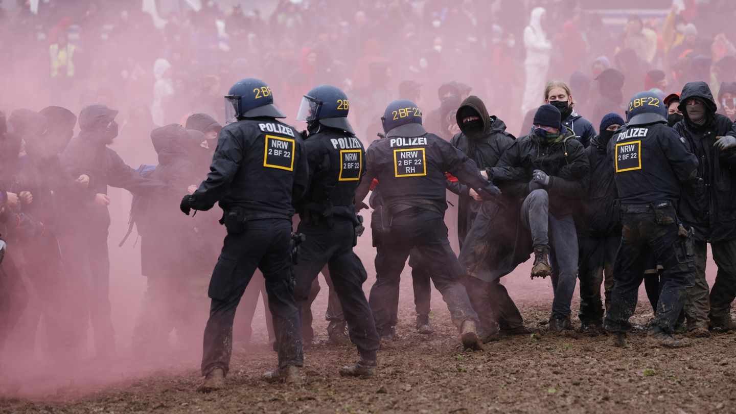 Demonstration in Lützerath