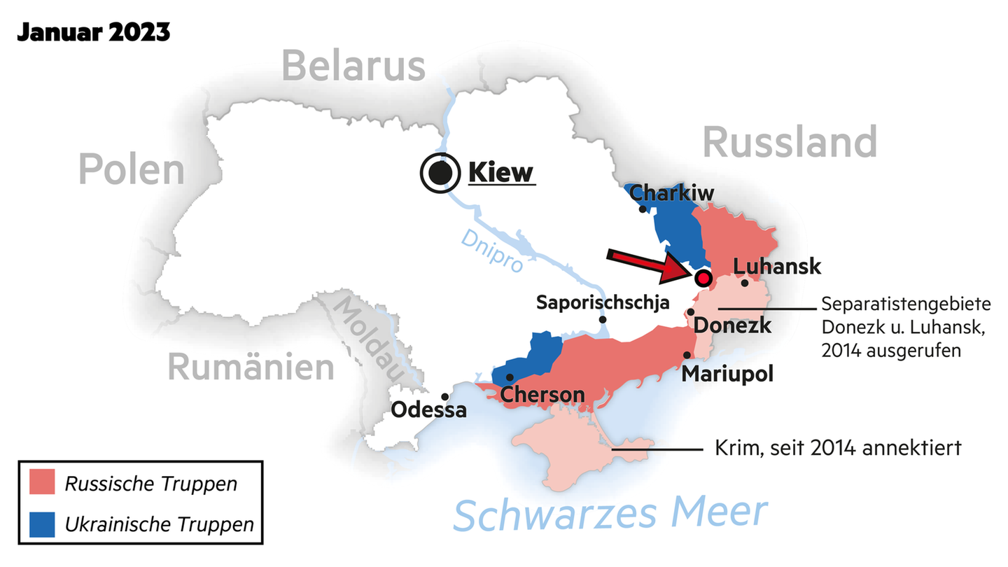 Ukraine: So haben sich die Fronten seit Kriegsbeginn entwickelt  STERN.de