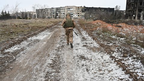 Ein Wagner-Söldner in der Ukraine 