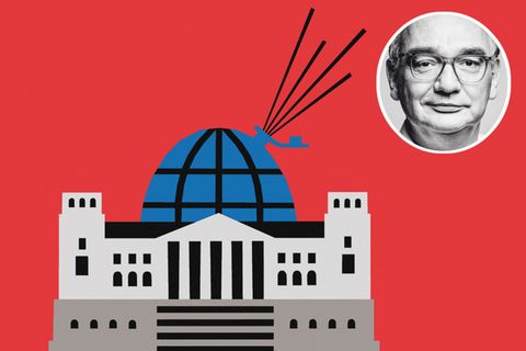Nico Fried Kolumne Illustration Bundestag