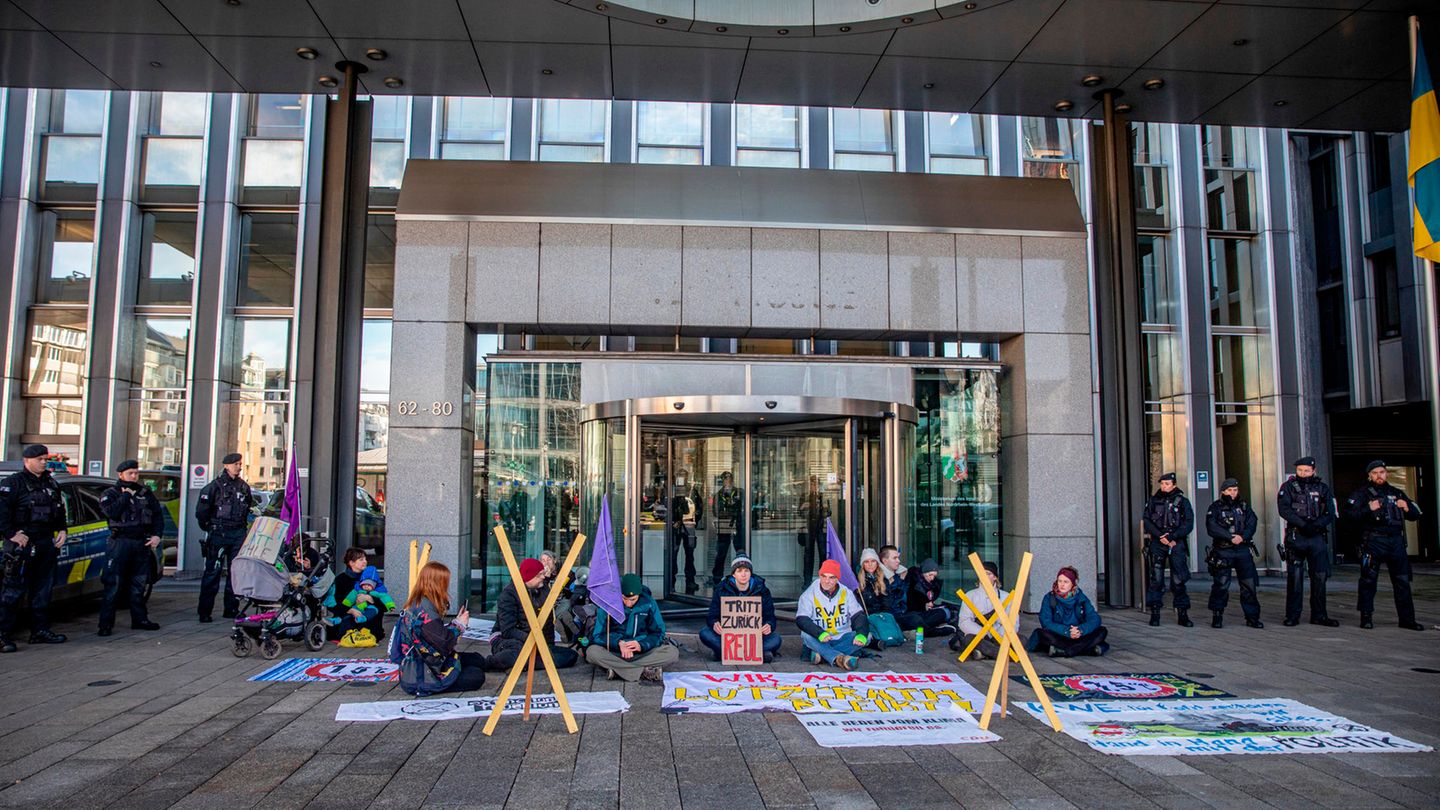 Klimaprotest nach Lützerath-Räumung Klimaprotest nach Lützerath-Räumung
