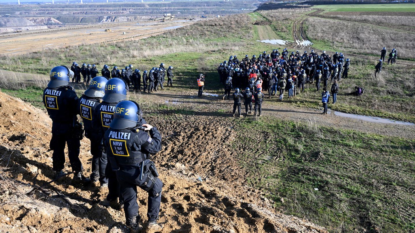 Klimaprotest nach Lützerath-Räumung Klimaprotest nach Lützerath-Räumung