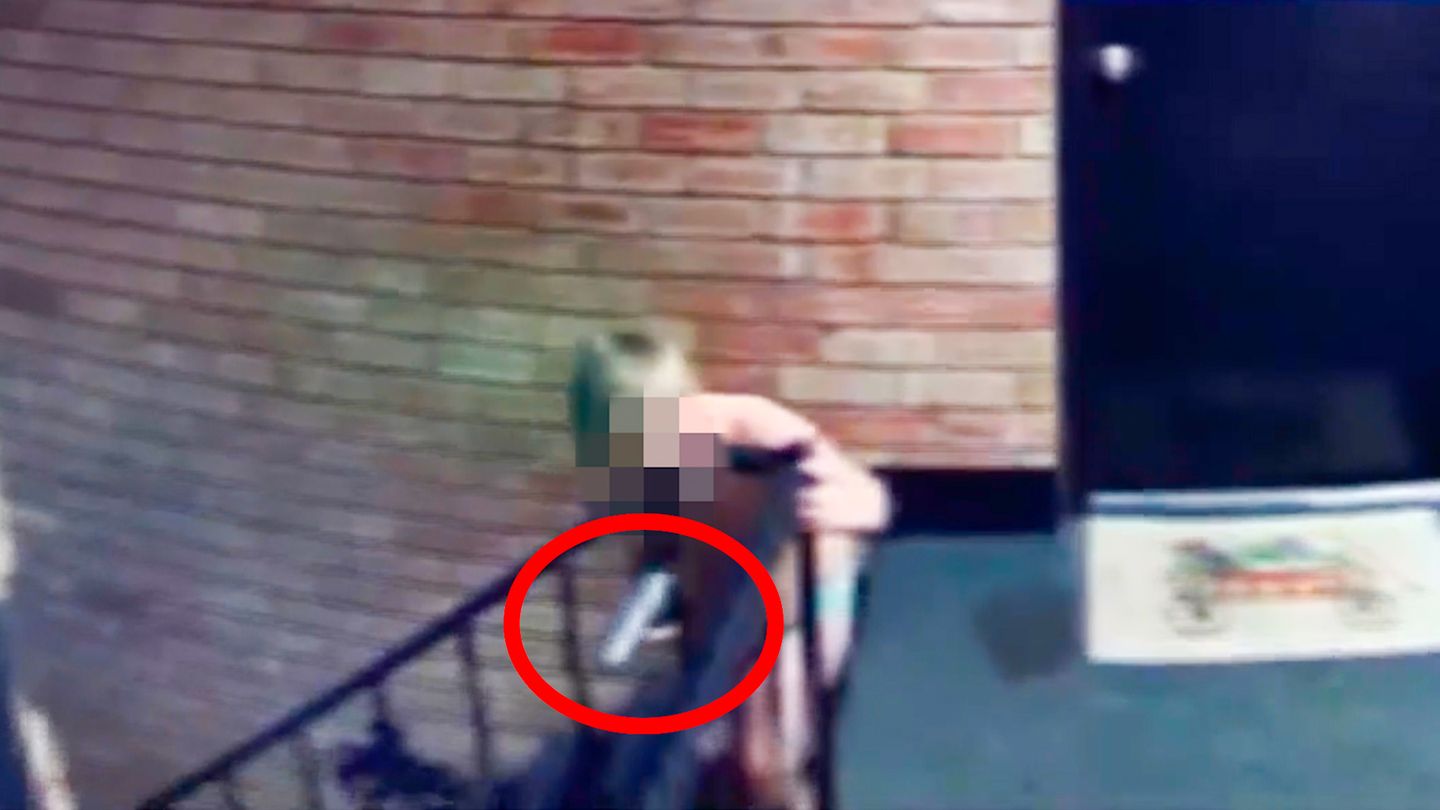 Shocking video: four-year-old plays with a loaded gun in the apartment building