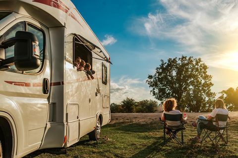 Camping ist vor allem im Sommer eine beliebte Reiseart. 