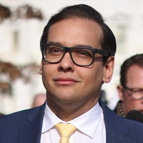 George Santos vor dem US-Kapitol in Washington