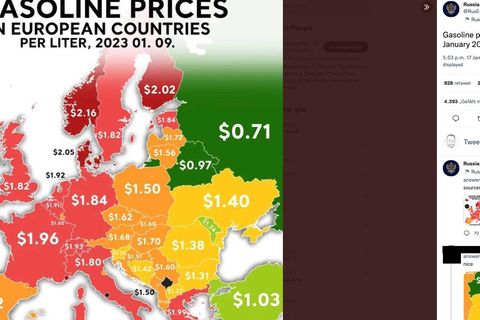Propaganda Karte Russland Ukraine