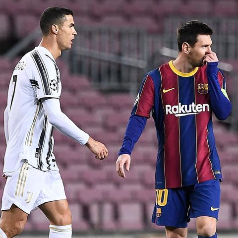Damals traf Juventus Turin mit Ronaldo (l.) auf den FC Barcelona mit Messi und gewann 3:0.