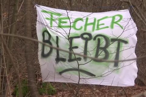 Video: Räumung im Fechenheimer Wald beginnt