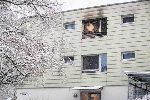 Brandkatastrophe in einem Pflegeheim für psychisch kranke Menschen in Reutlingen