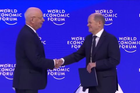 Video: Scholz wirbt in Davos für Freihandel und Einigung mit den USA über Subventionen