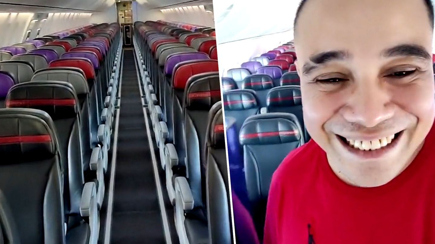 Wie im Privatjet: Ganz allein im Flugzeug – Robbie Allen erinnert sich an den wohl verrücktesten Flug seines Lebens