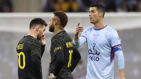 Von links: Lionel Messi, Neymar und Cristiano Ronaldo 