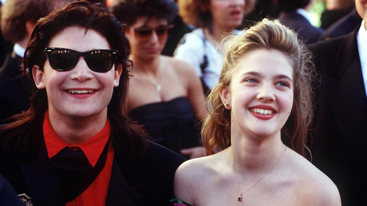 Drew Barrymore und Corey Feldman bei der Oscar-Verleihung