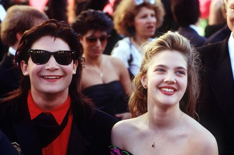 Drew Barrymore und Corey Feldman bei der Oscar-Verleihung