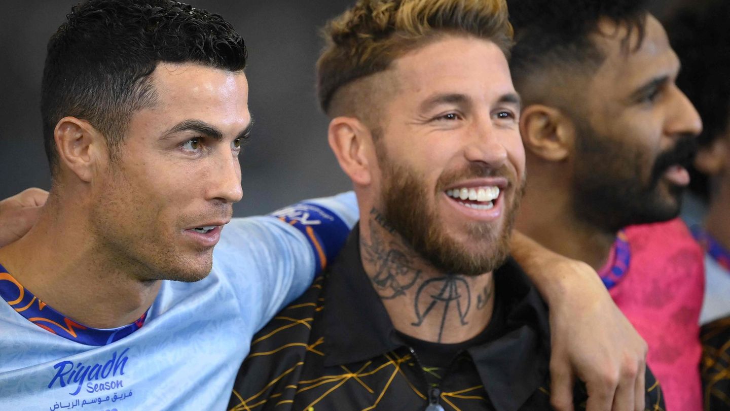 Ebenfalls ein Wiedersehen gibt es mit Sergio Ramos, mit dem Ronaldo viele Jahre bei Real Madrid zusammenspielte.