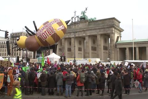 Video: Demonstration für Agrarwende in Berlin