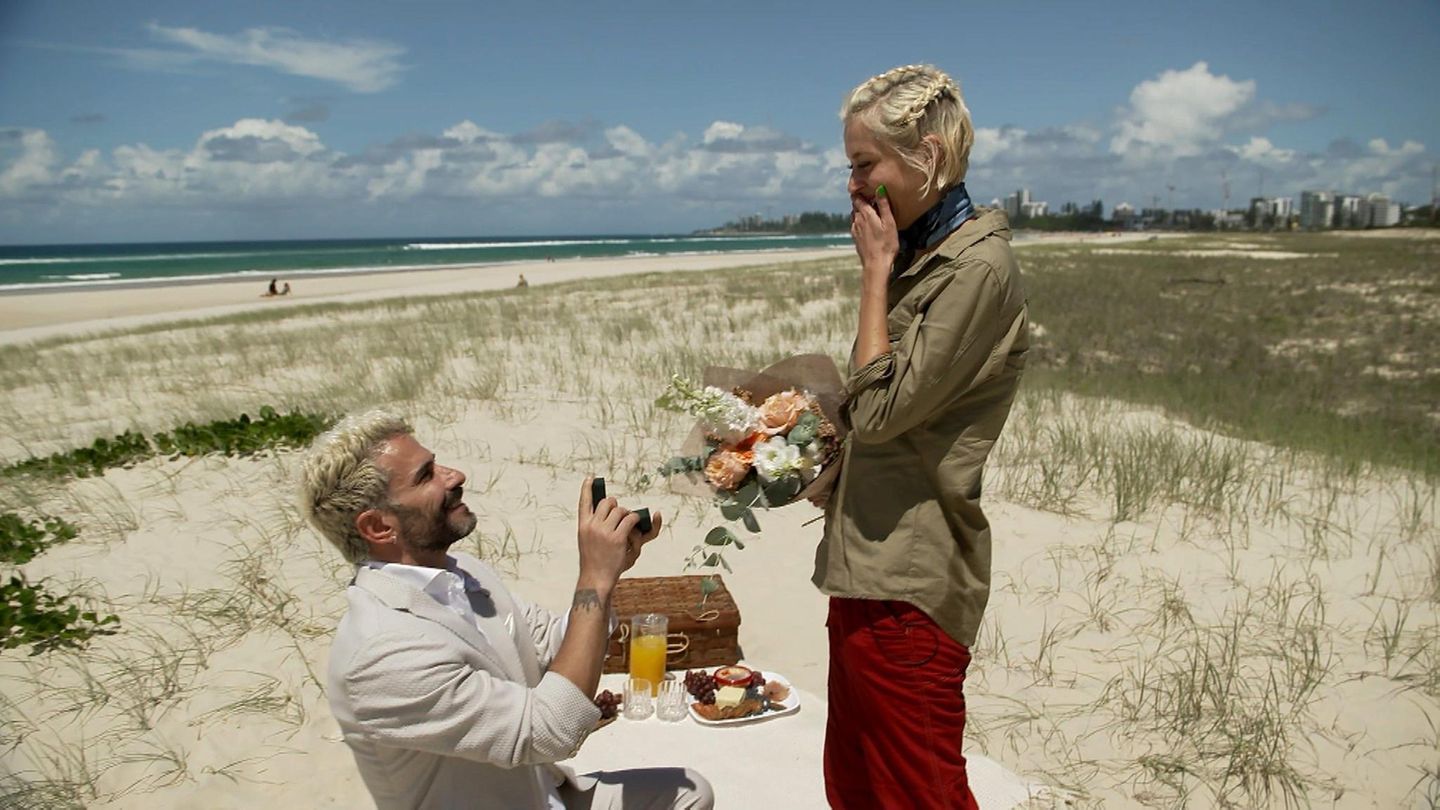 Marriage proposal in the jungle camp: After Verena’s expulsion, Marc Terenzi gets on his knees