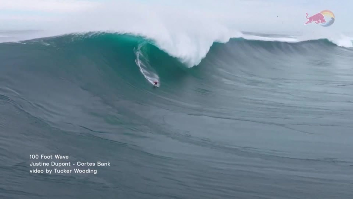 Video: Big Wave Surferin mit Rekordversuch