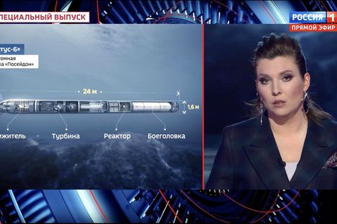 Russland: Olga Skabejewa präsentierte in ihrer Sendung die Simulation einer atomaren Auslöschung einer US-amerikanischen Stadt