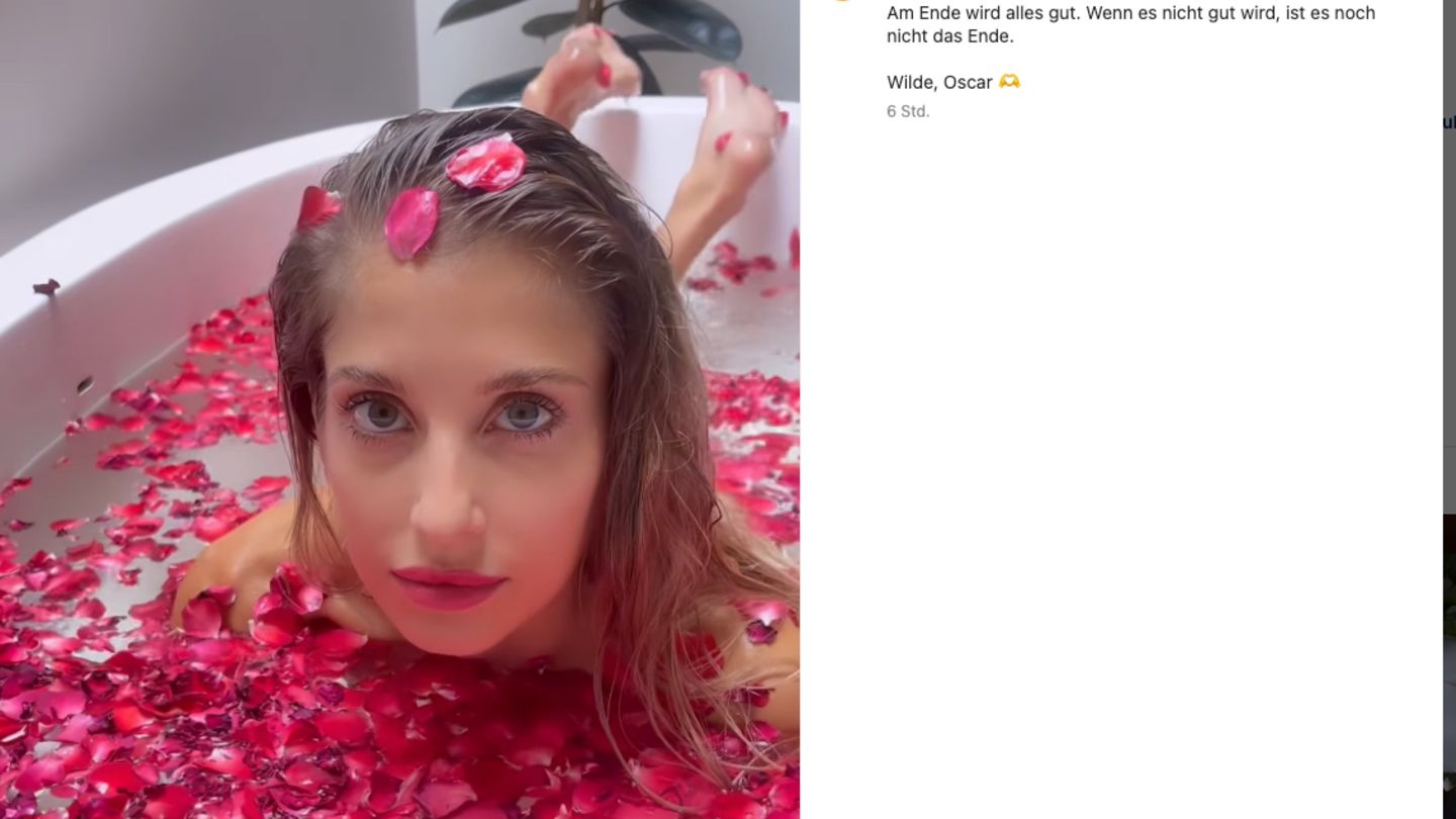 Vip News: Cathy Hummels lolls in the rose bath – to the amazement of her subscribers