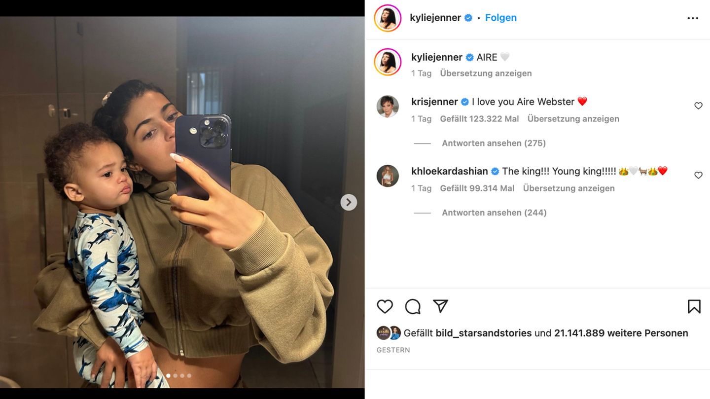 Vip News: Kylie Jenner gibt neuen Namen ihres Sohnes bekannt