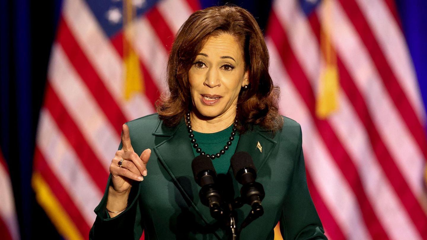 US-Vizepräsidentin Kamala Harris nutzt den 50. Jahrestag von Roe vs. Wade für eine Pro-Choice-Rede in Tallahassee, Florida