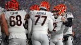 Evan McPherson (#2) von den Cincinnati Bengals feiert mit seinen Teamkollegen nach einem Field Goal gegen die Buffalo Bills. Kansas wird das Team aus Ohio gewiss nicht unterschätzen – schon vergangene Saison waren die Bengals die Endstation für die Chiefs.