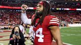 Fred Warner (#54) von den San Francisco 49ers jubelt nach dem 19:12-Sieg gegen die Dallas Cowboys. Das Team steht damit wie im vergangenen Jahr im Finale der NFC. Damit das Märchen weitergeht, braucht es aber noch einen Sieg gegen die Philadelphia Eagles.