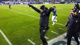 Head Coach Nick Sirianni von den Philadelphia Eagles reagiert während des Spiels gegen die New York Giants. Gegen die 49ers sind die Eagles Gastgeber und genießen damit Heimvorteil.